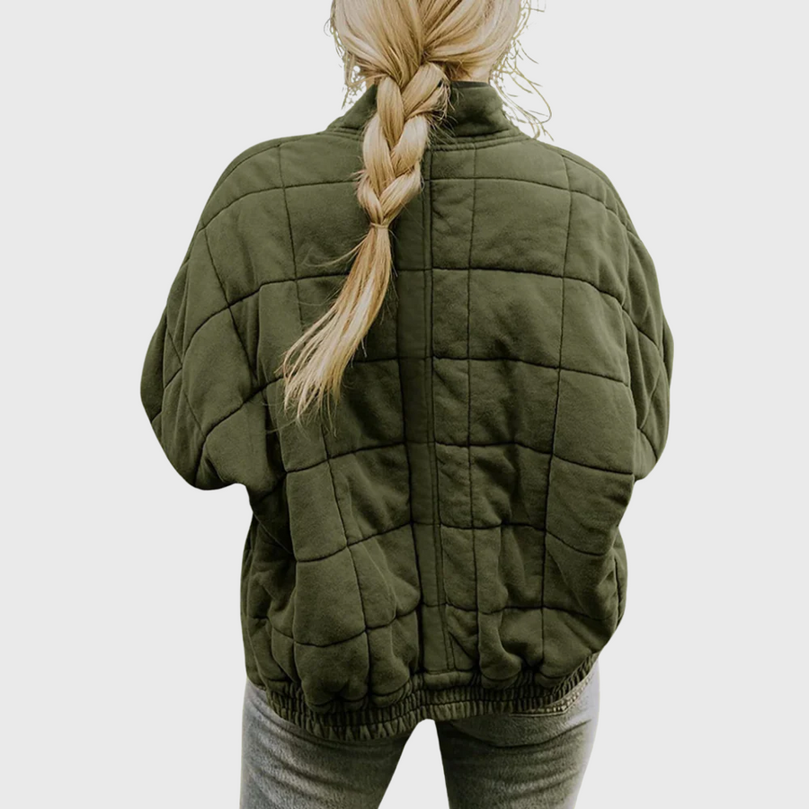 Taveline - Veste élégante oversize avec doublure légère et poches pratiques